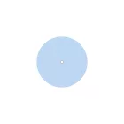 Round Rose-One ceiling rosette set with 1 hole and 4 side holes, 200 mm