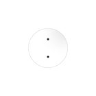 Round ceiling rose – a ceiling rose set with two holes and four side holes, 200 mm