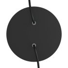 Round ceiling rose – a ceiling rose set with two holes and four side holes, 200 mm