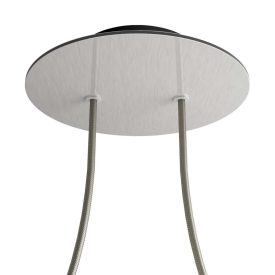   Round ceiling rose – a ceiling rose set with two holes and four side holes, 200 mm