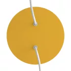 Round ceiling rose – a ceiling rose set with two holes and four side holes, 200 mm