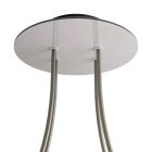 Round ceiling rose – a ceiling rose set with 4 holes and 4 side holes, 200 mm