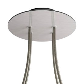   Round ceiling rose – a ceiling rose set with 4 holes and 4 side holes, 200 mm