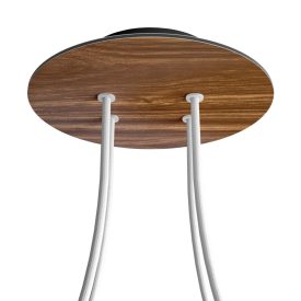   Round ceiling rose – a ceiling rose set with 4 holes and 4 side holes, 200 mm