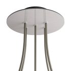 Round ceiling rose – a ceiling rose set with 5 holes and 4 side holes, 200 mm