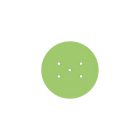 Round ceiling rose – a ceiling rose set with 5 holes and 4 side holes, 200 mm