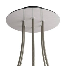   Round ceiling rose – a ceiling rose set with 6 holes and 4 side holes, 200 mm