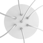 Round ceiling rose – a ceiling rose set with 7 holes and 4 side holes, 200 mm