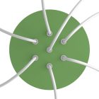 Round ceiling rose – a ceiling rose set with 7 holes and 4 side holes, 200 mm