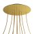  Round XXL Rose-One ceiling rose set with 10 holes and 4 side holes, 400 mm
