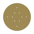 Round XXL Rose-One 10-hole and 4-side hole ceiling rosette set, 400 mm