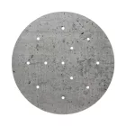 Round XXL Rose-One 12-hole and 4-side hole ceiling rosette set, 400 mm