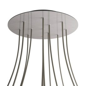   Round XXL Rose-One 12-hole and 4-side hole ceiling rosette set, 400 mm