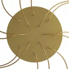 Round XXL Rose-One 14-hole and 4-side hole ceiling rosette set, 400 mm
