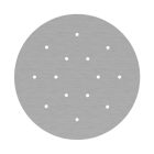 Round XXL Rose-One 14-hole and 4-side hole ceiling rosette set, 400 mm