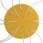 Round XXL Rose-One 14-hole and 4-side hole ceiling rosette set, 400 mm