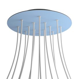   Round XXL Rose-One 14-hole and 4-side hole ceiling rosette set, 400 mm