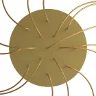 Round XXL Rose-One 15-hole and 4-side hole ceiling rosette set, 400 mm