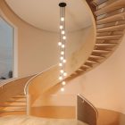 Round XXL Rose-One 15-hole and 4-side hole ceiling rosette set, 400 mm