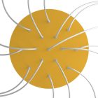 Round XXL Rose-One 15-hole and 4-side hole ceiling rosette set, 400 mm