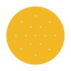 Round XXL Rose-One 15-hole and 4-side hole ceiling rosette set, 400 mm