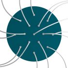 Round XXL Rose-One 15-hole and 4-side hole ceiling rosette set, 400 mm