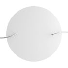 Round XXL Rose-One 2-hole and 4-side hole ceiling rosette set, 400 mm