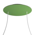 Round XXL Rose-One 2-hole and 4-side hole ceiling rosette set, 400 mm