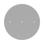 Round XXL Rose-One 3-row and 4-sided perforated ceiling rosette set, 400 mm