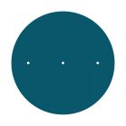 Round XXL Rose-One 3-row and 4-sided perforated ceiling rosette set, 400 mm