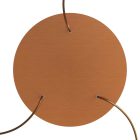 Round XXL Rose-One 3-hole and 4-side hole ceiling rosette set, 400 mm