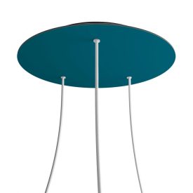   Round XXL Rose-One 3-hole and 4-side hole ceiling rosette set, 400 mm