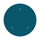 Round XXL Rose-One 3-hole and 4-side hole ceiling rosette set, 400 mm