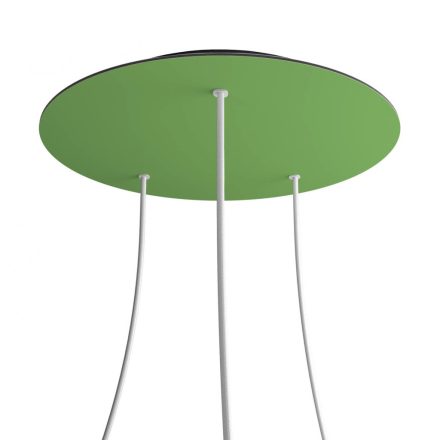 Round XXL Rose-One 3-hole and 4-side hole ceiling rosette set, 400 mm