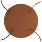 Round XXL Rose-One 4-hole and 4-side hole ceiling rosette set, 400 mm