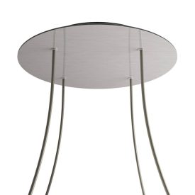   Round XXL Rose-One 4-hole and 4-side hole ceiling rosette set, 400 mm