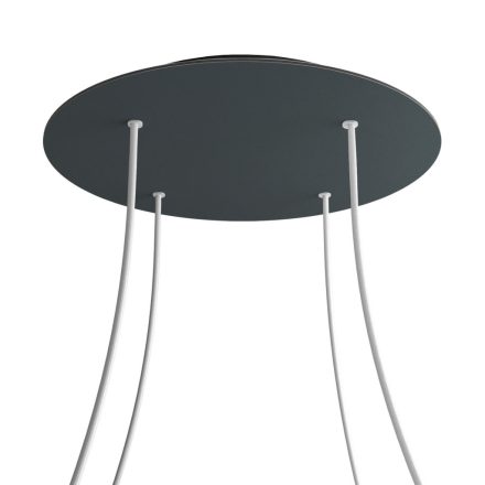 Round XXL Rose-One 4-hole and 4-side hole ceiling rosette set, 400 mm