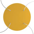 Round XXL Rose-One 4-hole and 4-side hole ceiling rosette set, 400 mm