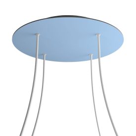   Round XXL Rose-One 4-hole and 4-side hole ceiling rosette set, 400 mm