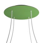 Round XXL Rose-One 4-hole and 4-side hole ceiling rosette set, 400 mm