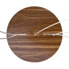 Round XXL Rose-One 5-row ceiling rose set with 4 side holes, 400 mm