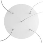 Round XXL Rose-One 5-hole and 4-side hole ceiling rosette set, 400 mm