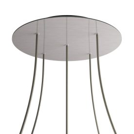   Round XXL Rose-One 5-hole and 4-side hole ceiling rosette set, 400 mm