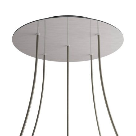 Round XXL Rose-One 5-hole and 4-side hole ceiling rosette set, 400 mm