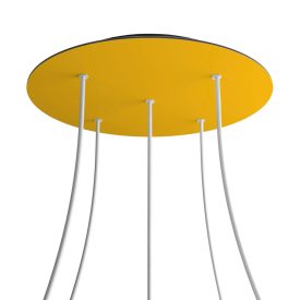   Round XXL Rose-One 5-hole and 4-side hole ceiling rosette set, 400 mm