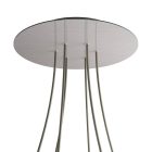 Round XXL Rose-One 6-hole and 4-side hole ceiling rosette set, 400 mm