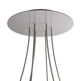   Round XXL Rose-One 6-hole and 4-side hole ceiling rosette set, 400 mm