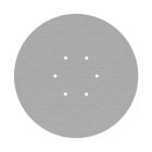 Round XXL Rose-One 6-hole and 4-side hole ceiling rosette set, 400 mm