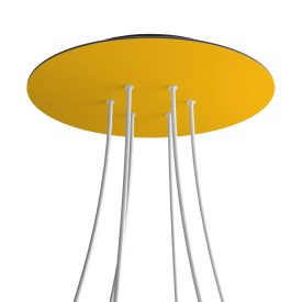   Round XXL Rose-One 6-hole and 4-side hole ceiling rosette set, 400 mm