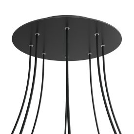   Round XXL Rose-One 8-hole and 4-side hole ceiling rosette set, 400 mm